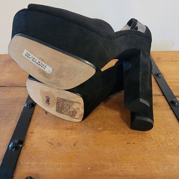 Kors Michael Kors Hannon Ankle Strap Platform black size 8.5 - Picture 6 of 9